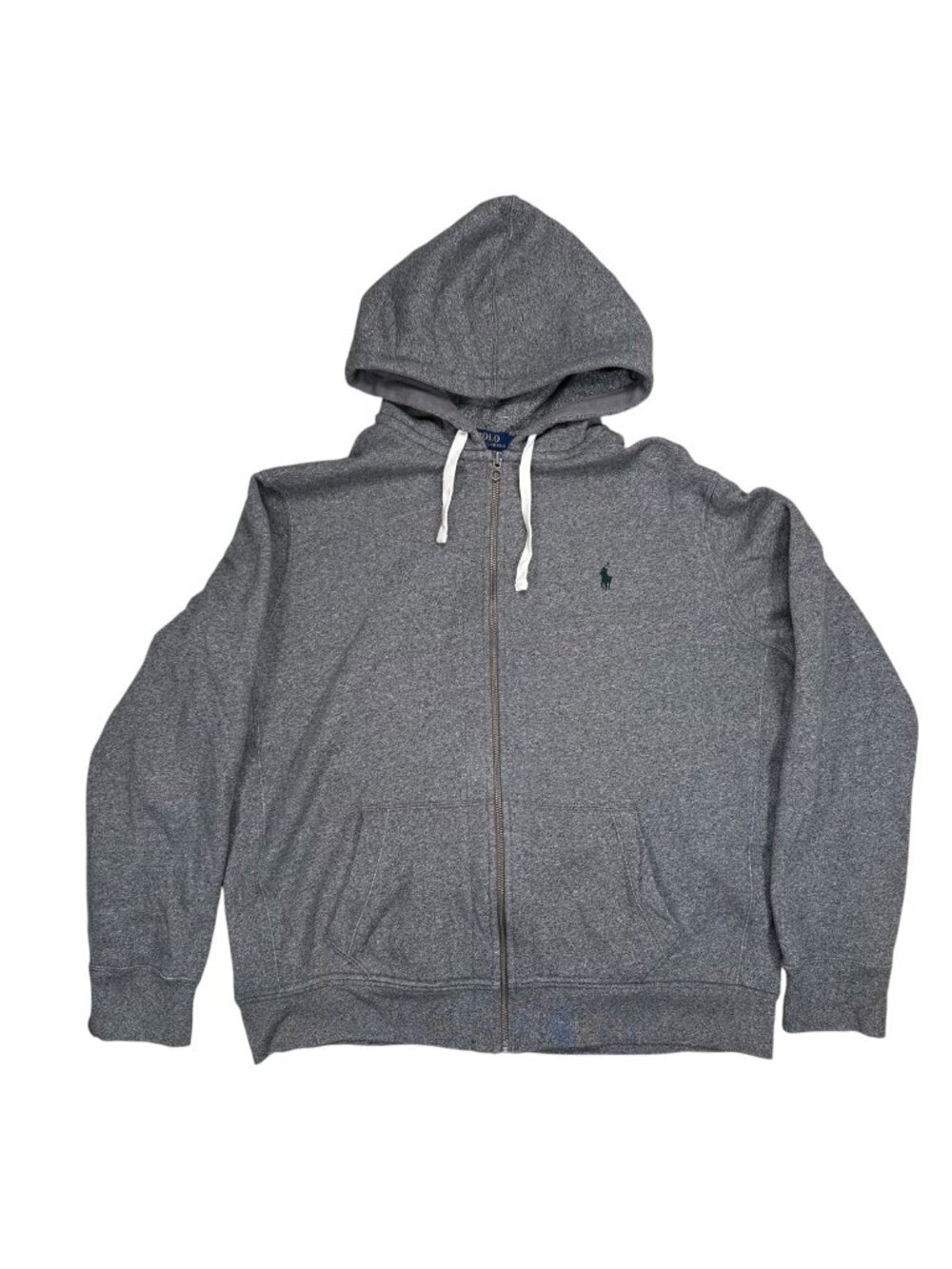Polo Ralph Lauren XXL Hoodie Heavyweight Gray Casual Preppy